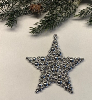 wunderschöner Stern "Pearl" silber